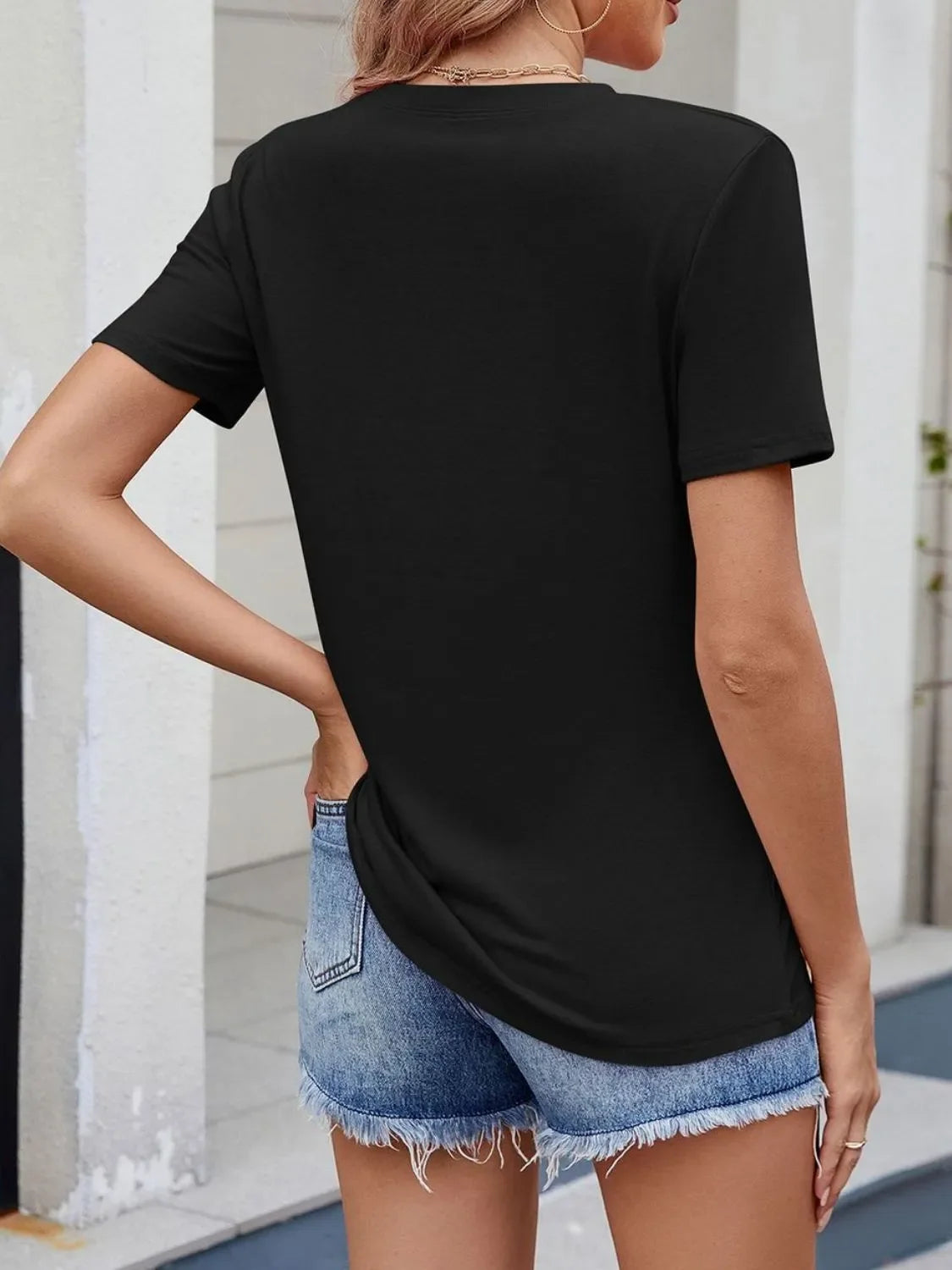 Round Neck Short Sleeve T-Shirt - Southern Shores Clothing
