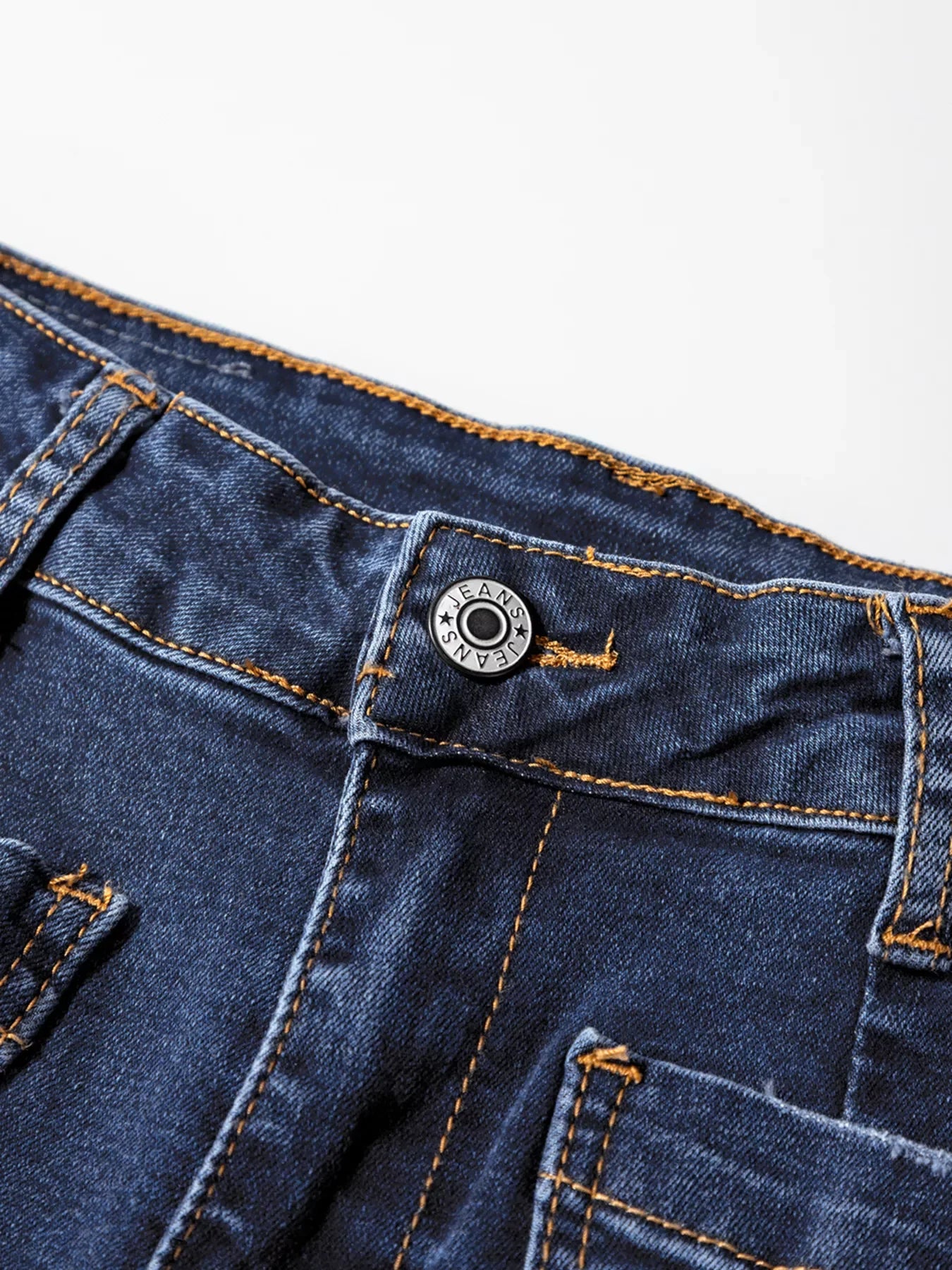 Coastal Denim Patch Pocket Shift Jeans With Pockets - Southern Shores Clothing