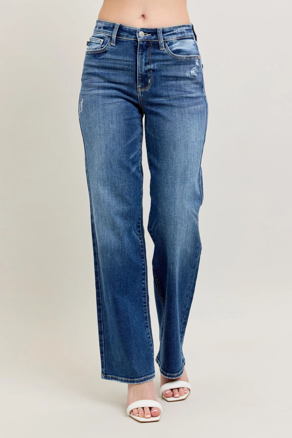Beach Inspired Judy Blue High Waist Straight Leg Jeans