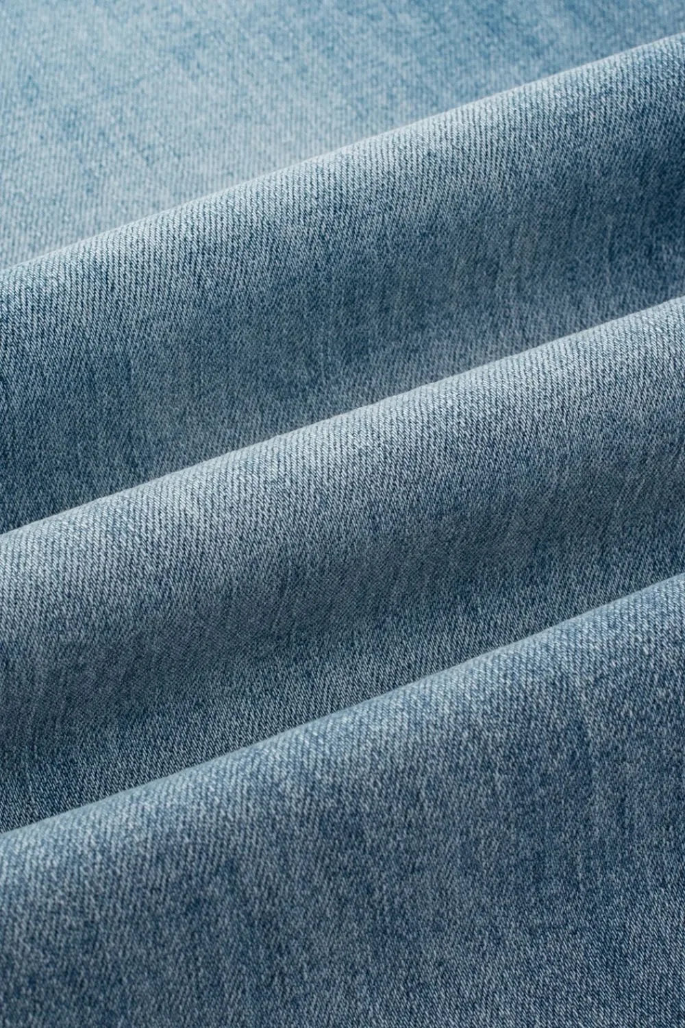 Classic Nautical Inspired High Waist Button Fly Jeans