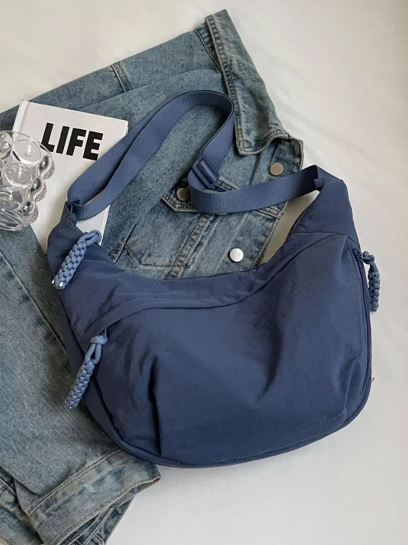 Casual Lightweight Polyester Crossbody Bag - Southern Shores Clothing