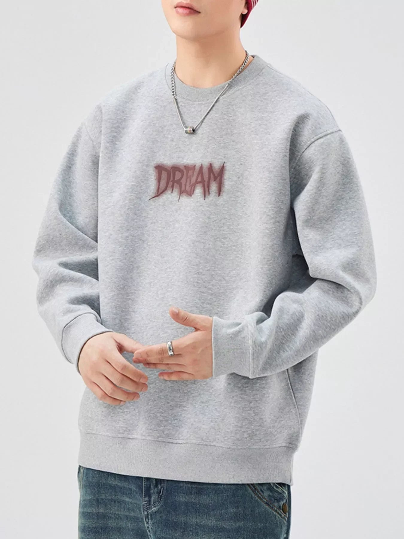 Plus Size Dropped Shoulder Crew Neck Sweatshirt - Southern Shores Clothing