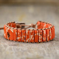 Handcrafted Natural Stone Coral Coastal Bracelet - Southern Shores Clothing