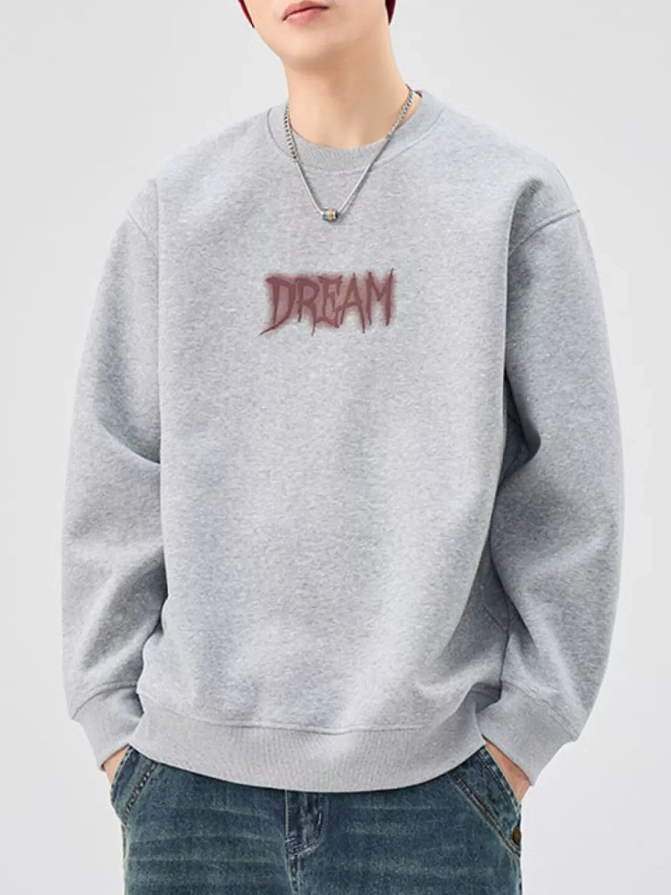 Plus Size Dropped Shoulder Crew Neck Sweatshirt - Southern Shores Clothing