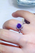 Coastal 1 Carat Moissanite Ring In Sterling Silver - Southern Shores Clothing