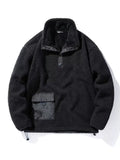 Plus Size Drawstring Fleece Top Hooded Oversized - Southern Shores Clothing