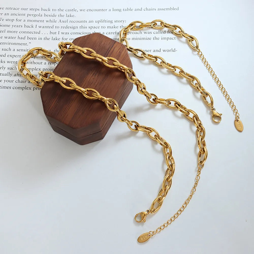 Southern Shores Men's Titanium Steel Chain Bracelet