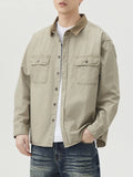 Plus Size Oversized Button Up Long Sleeve Shirt - Southern Shores Clothing