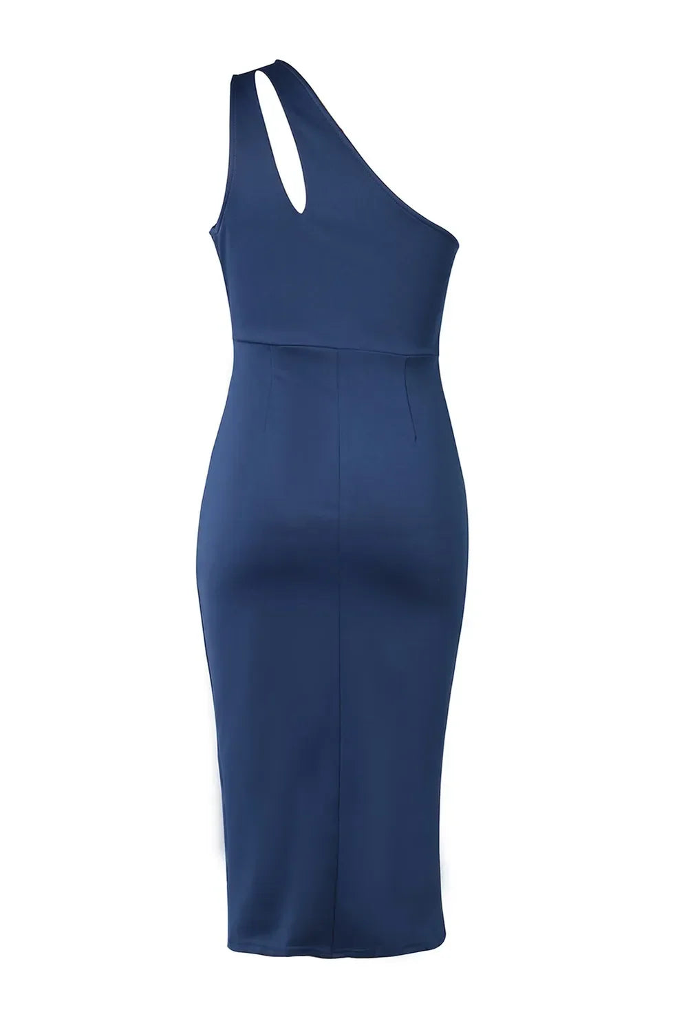Ruched Cutout One Shoulder Dress Coastal Look - Southern Shores Clothing