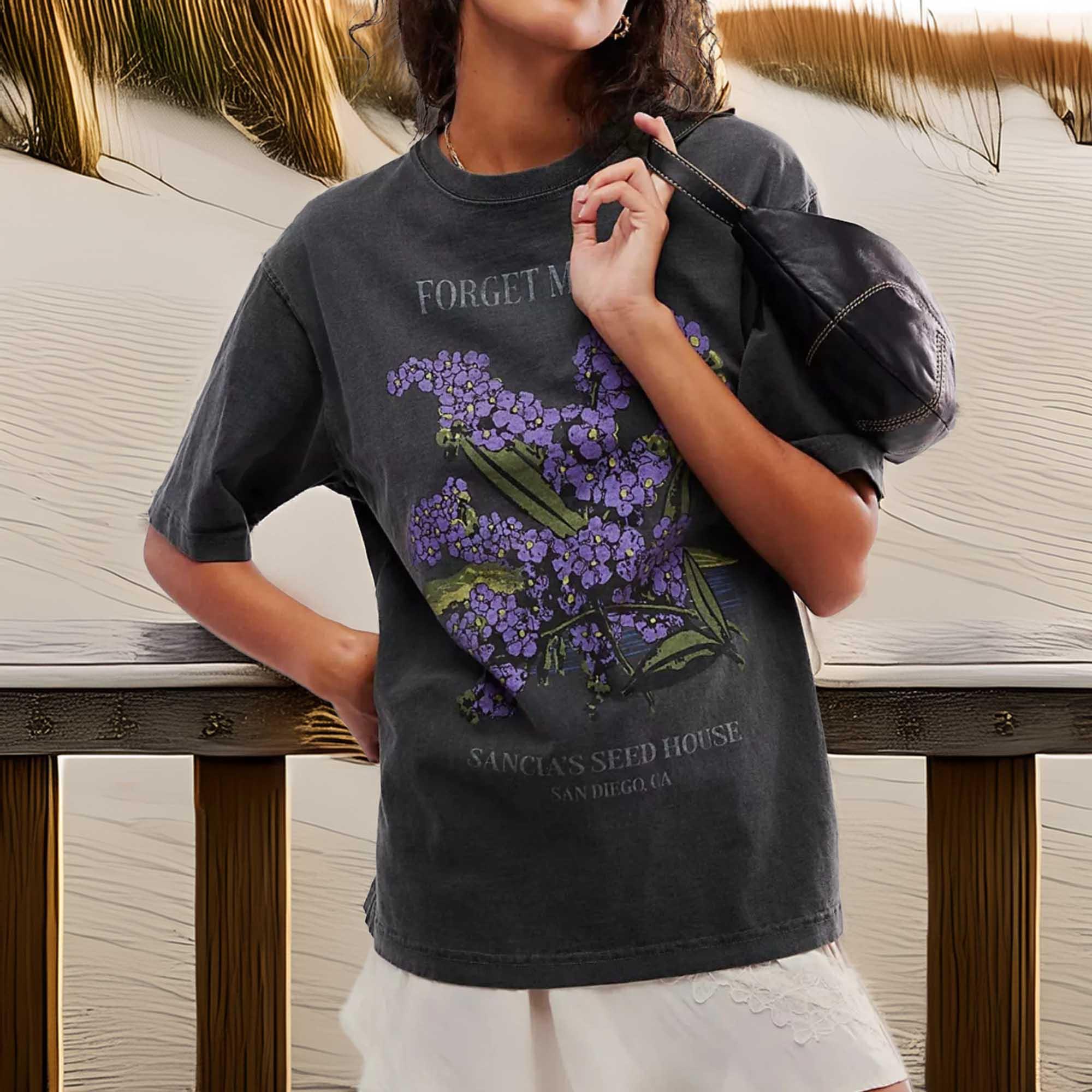 Graphic Round Neck Half Sleeve T Shirt Classic - Southern Shores Clothing